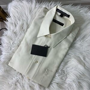 Geoffrey Beene Cream Men's Shirt 16.5